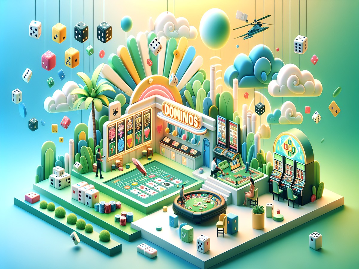 GOLDEN JACKPOT Dominos Game visual depicting classic game feature